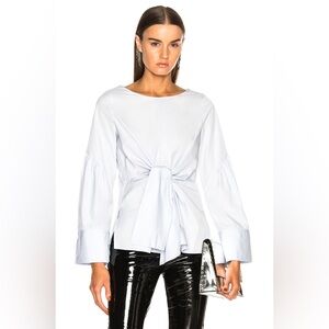 3.1 PHILLIP LIM
Front Tie Top size 8 in Color in Oxford Blue